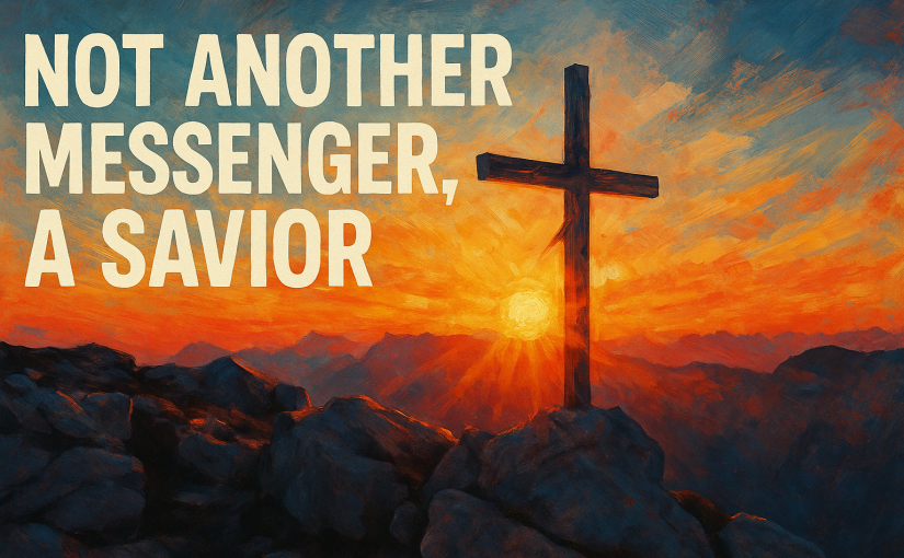 Not Another Messenger, a Savior